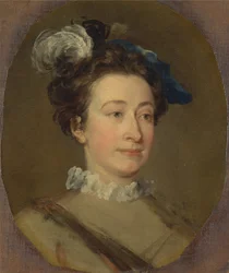 Mädchen mit Federhut